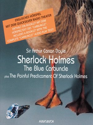 cover image of Sherlock Holmes--The Blue Carbuncle